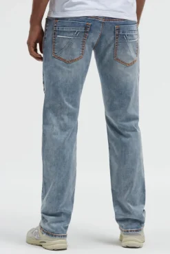 Jeans CO:NO Comfort Fit vintage blue printed