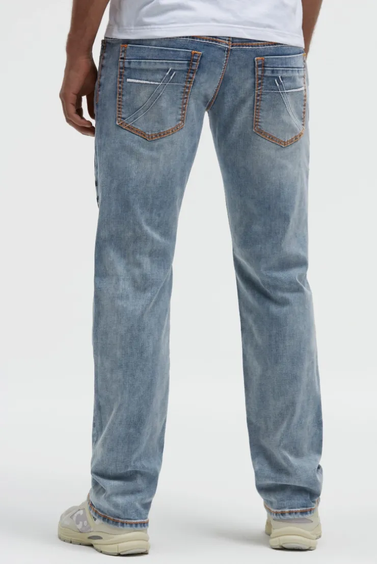 Jeans CO:NO Comfort Fit vintage blue printed