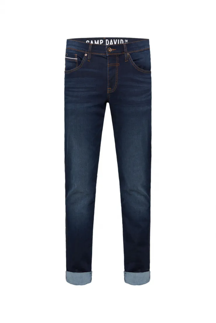 Jeans DA:VD Regular Fit dark blue printed