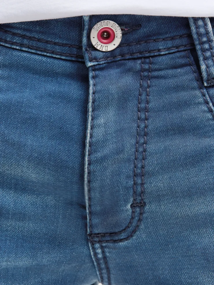 Jeans HE:RY Regular Fit blue red jogg