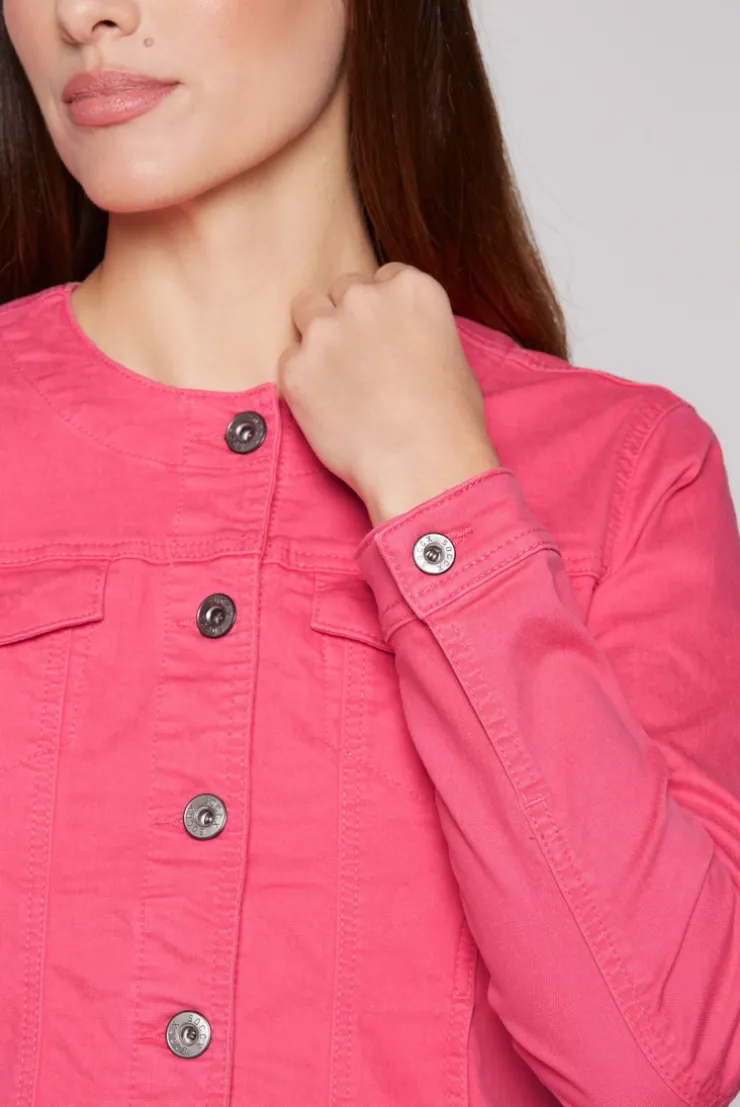 Jeansjacke JE:SSY coral pink | S