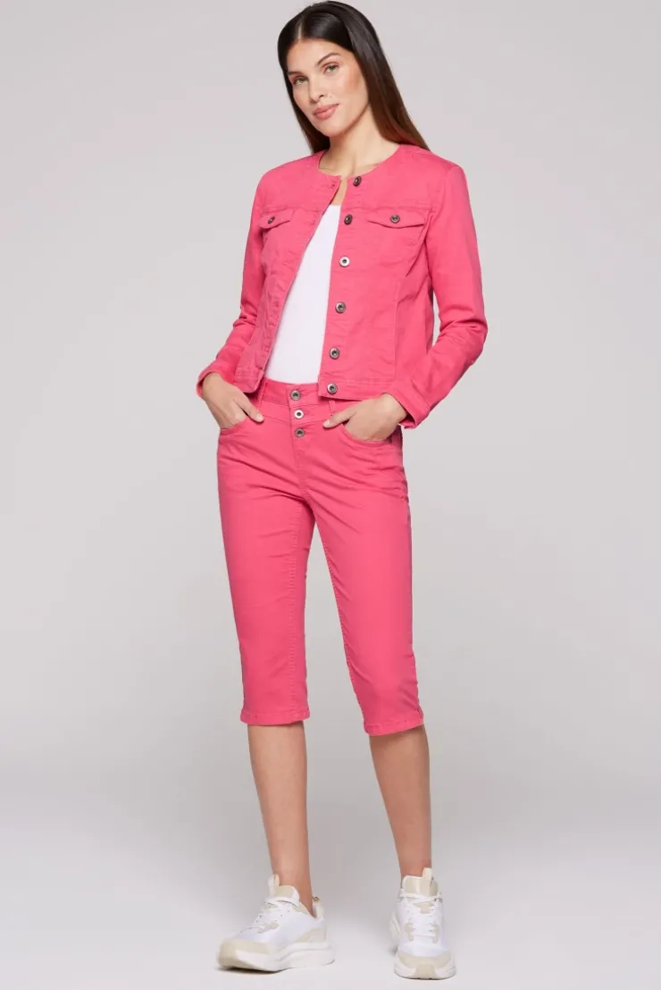 Jeansjacke JE:SSY coral pink | S