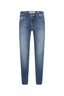 Jeans MI:RA Slim Fit blue vintage printed