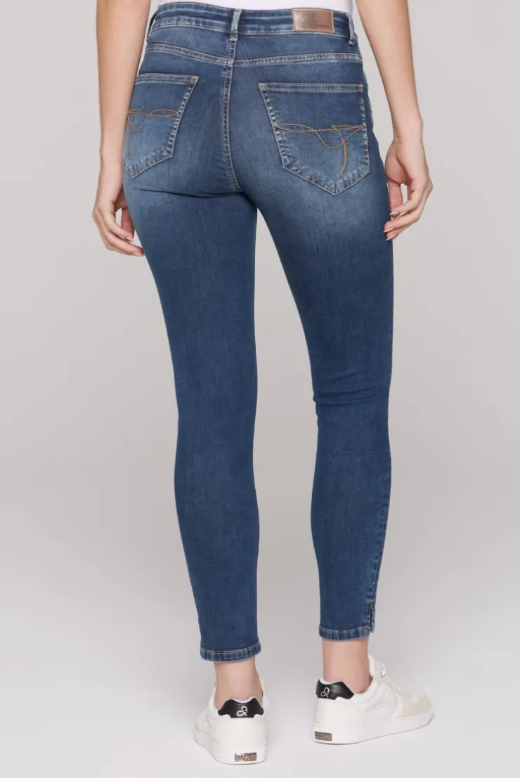 Jeans MI:RA Slim Fit blue vintage random