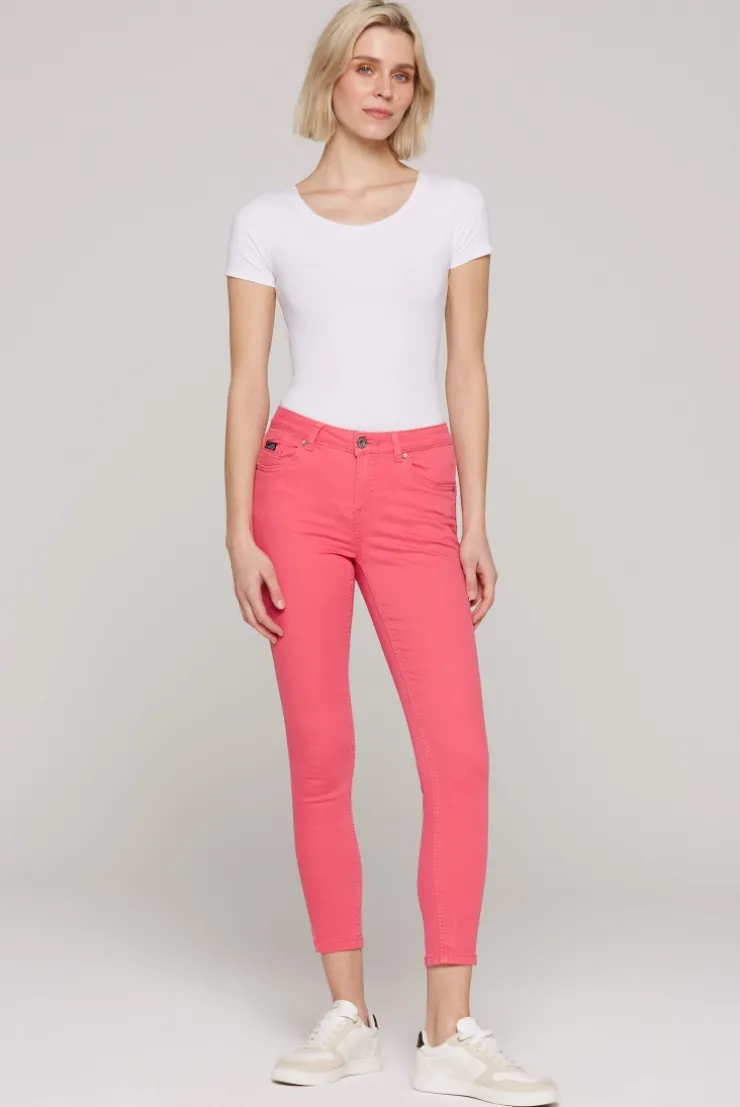 Jeans MI:RA Slim Fit coral pink