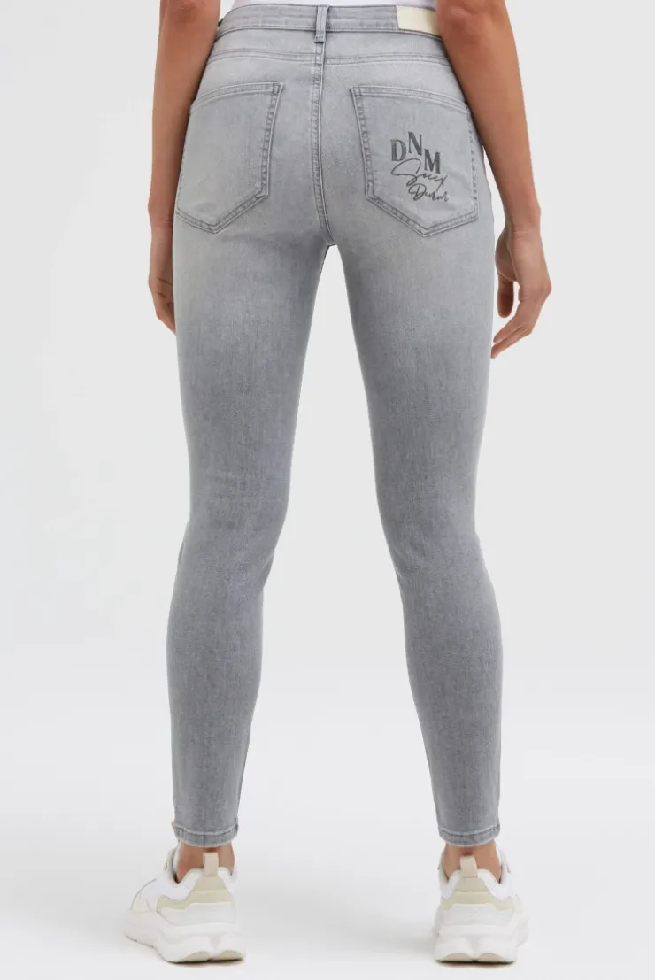 Jeans MI:RA Slim Fit grey used printed