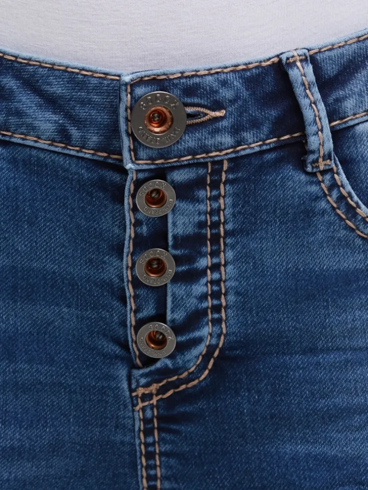 Jeans MI:RA Slim Fit mid blue jogg
