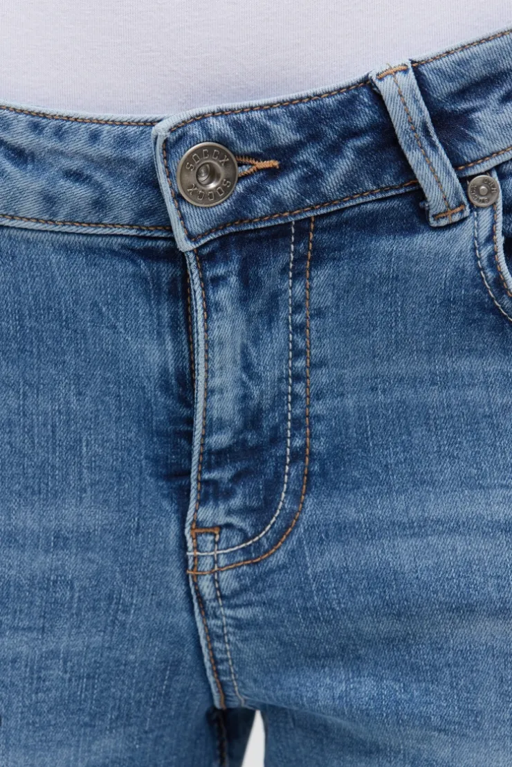 Jeans MI:RA Slim Fit porto blue print