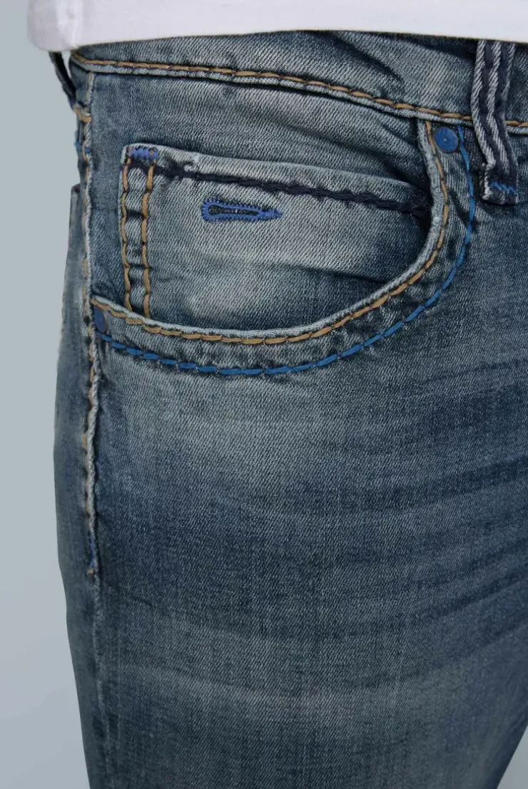 Jeans NI:CO Regular Fit dark used vintage