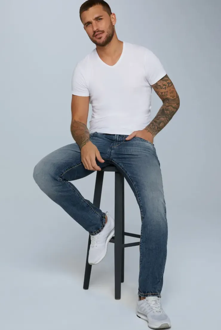 Jeans NI:CO Regular Fit dark used vintage