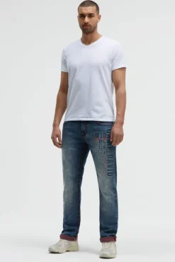 Jeans NI:CO Regular Fit light vintage print jogg
