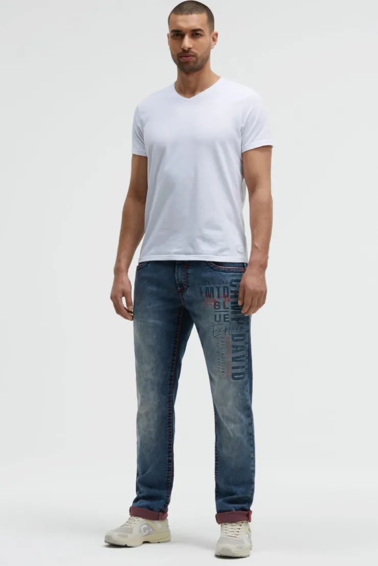 Jeans NI:CO Regular Fit light vintage print jogg
