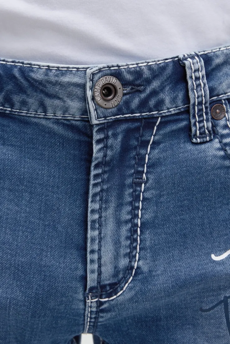 Jeans NI:CO Regular Fit mid blue jogg