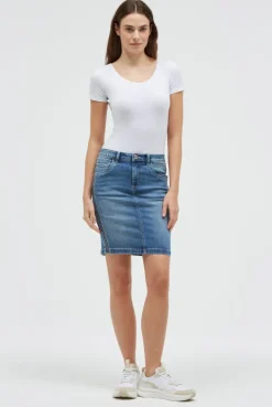 Jeansrock AN:NE dark blue used
