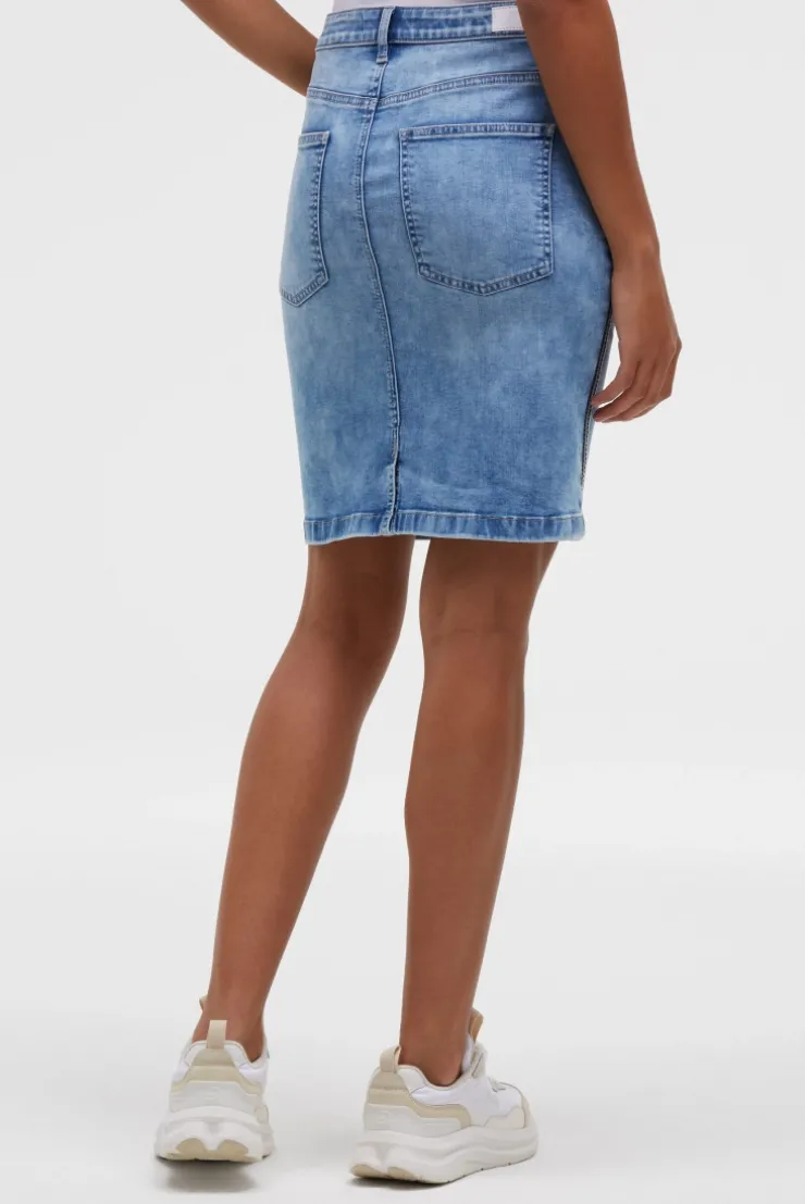 Jeansrock AN:NE sky blue