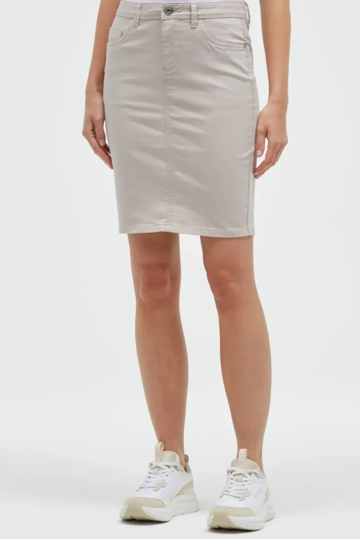 Jeansrock TO:NY sunny beige