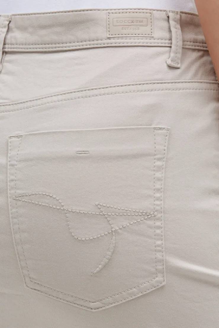 Jeansrock TO:NY sunny beige