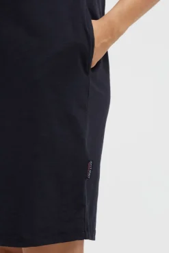 Jersey-Kleid mit Ärmel-Print blue navy