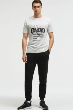 Jogger aus Heavy Jersey mit Twill-Struktur black | S