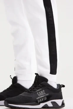 Jogginghose aus Interlock mit Seitentapes opticwhite