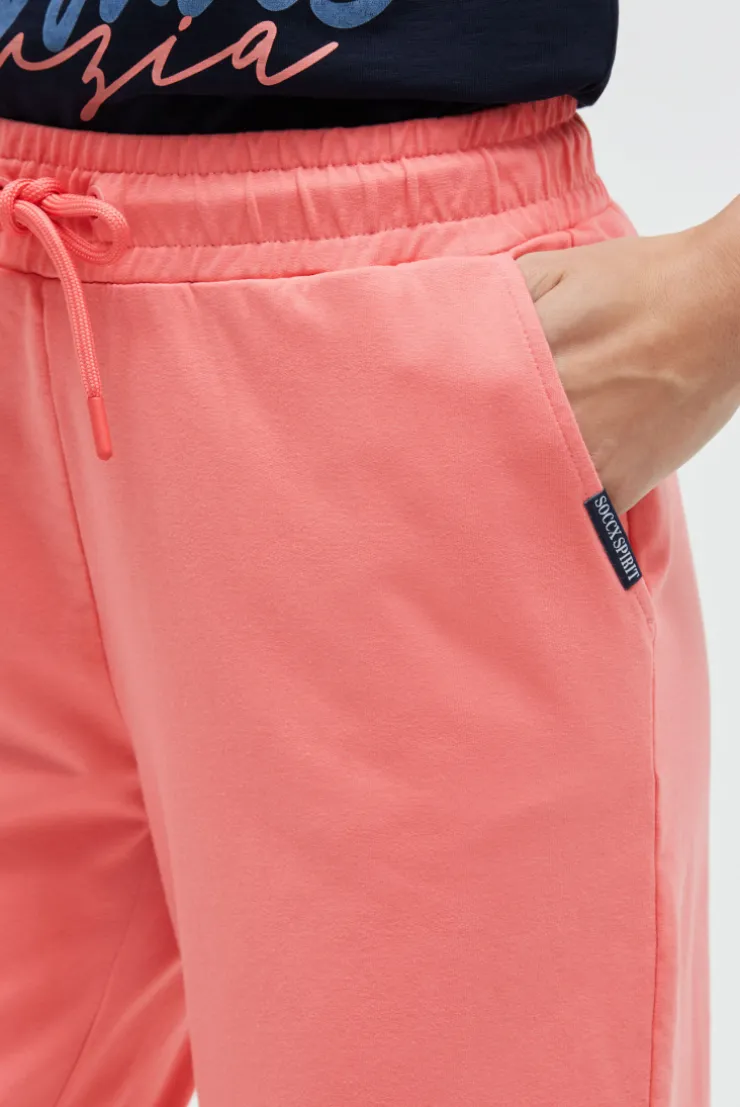 Jogginghose mit Bündchen-Details apricot sunset