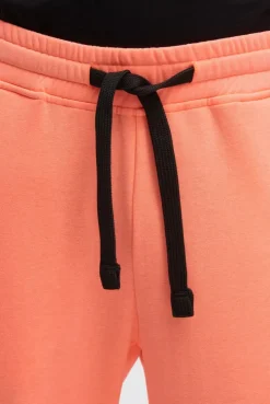 Jogginghose mit Logo Print speed orange neon