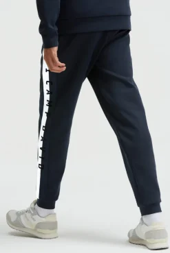 Jogginghose mit Logo-Tapes an den Seiten blue navy