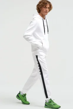 Jogginghose mit Logo-Tapes an den Seiten white