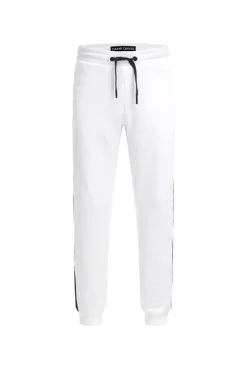 Jogginghose mit Logo-Tapes an den Seiten white