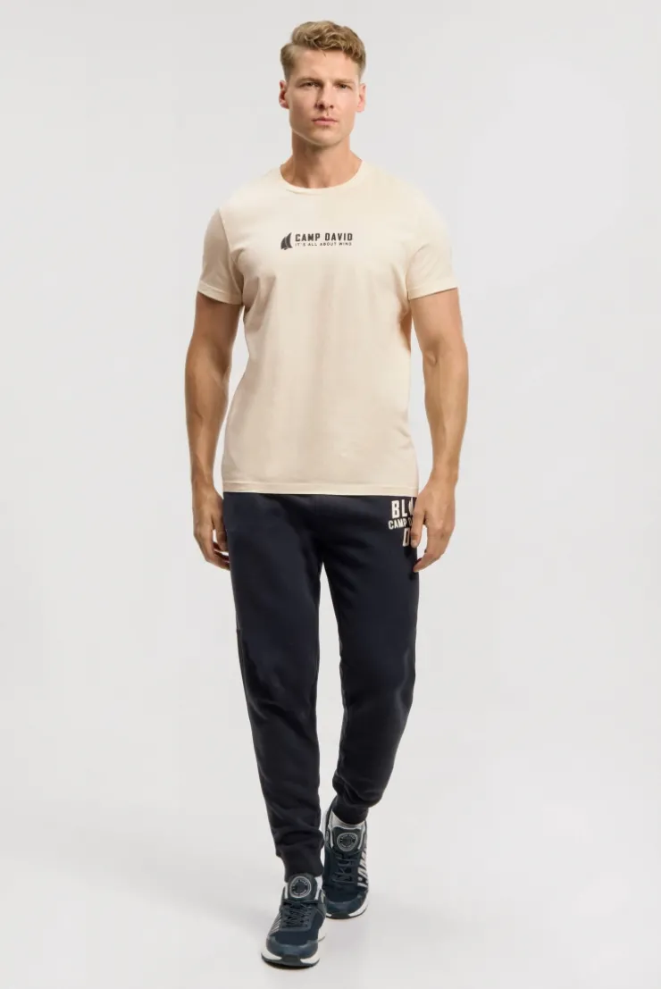 Jogginghose mit Puffprint blue navy