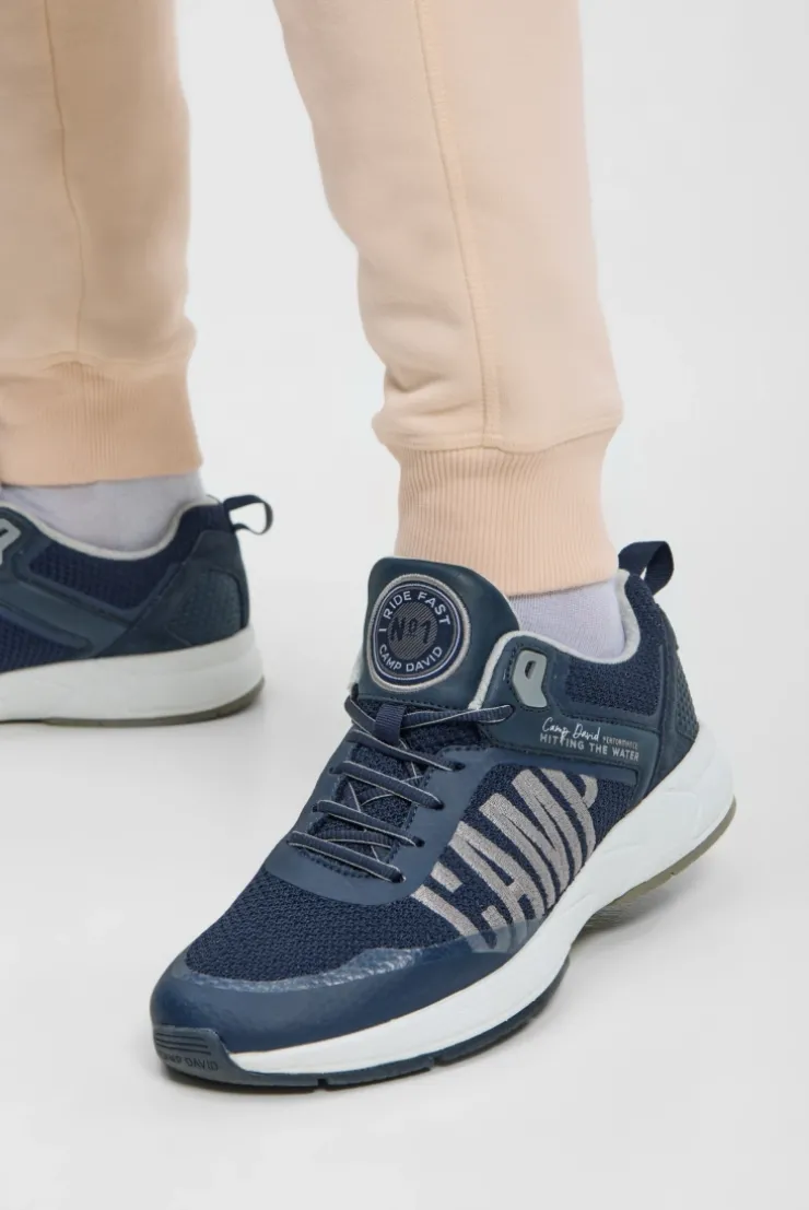 Jogginghose mit Puffprint ecru