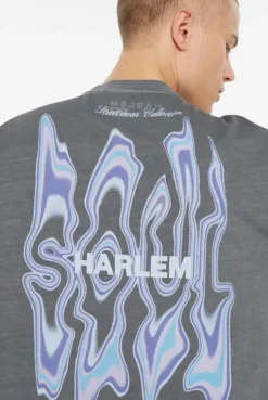 JO-HN T-Shirt Oversized printed asphalt