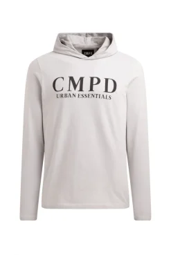 Kapuzenshirt mit CMPD Print french grey