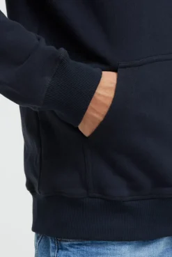 Kapuzensweatjacke mit Ärmel-Print blue navy