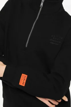 KAY-LA Troyer-Sweatshirt mit Back-Print black