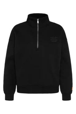 KAY-LA Troyer-Sweatshirt mit Back-Print black