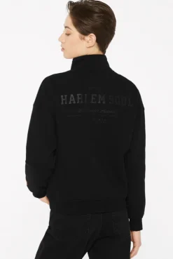 KAY-LA Troyer-Sweatshirt mit Back-Print black
