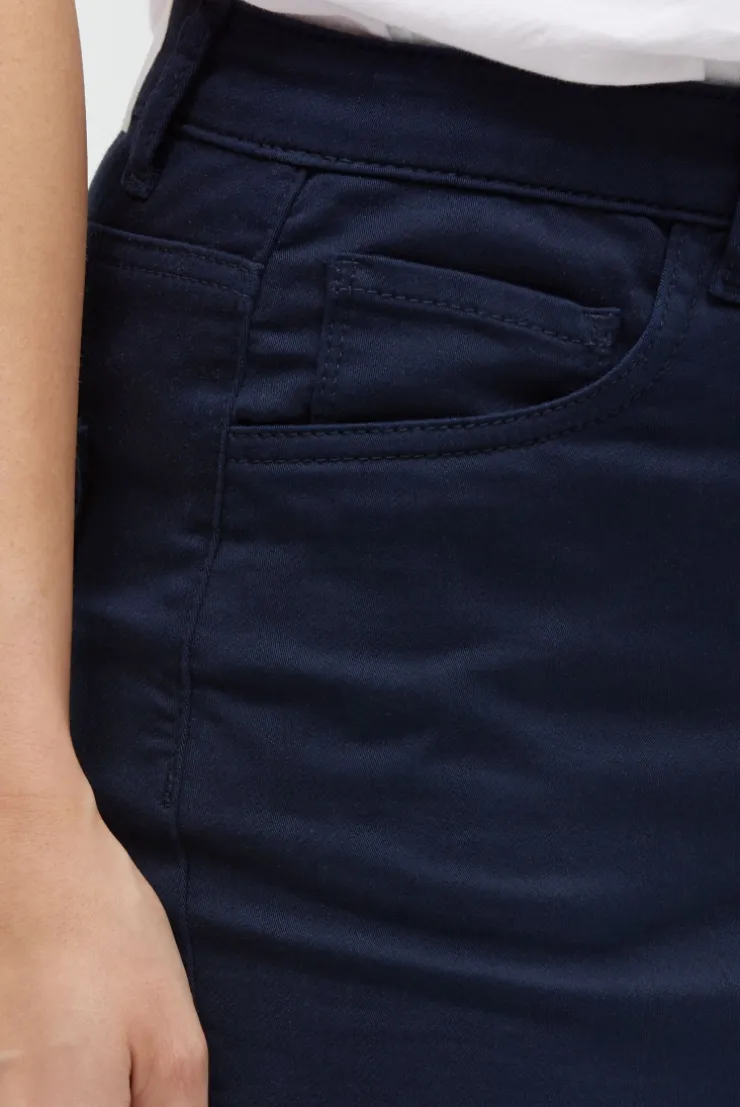 Kurzer Jeansrock AN:NE mit Print blue navy