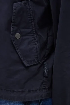 Kurzjacke mit Kapuze und Kordelzug im Saum blue navy | XXXL