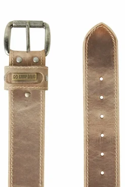 Ledergürtel beige