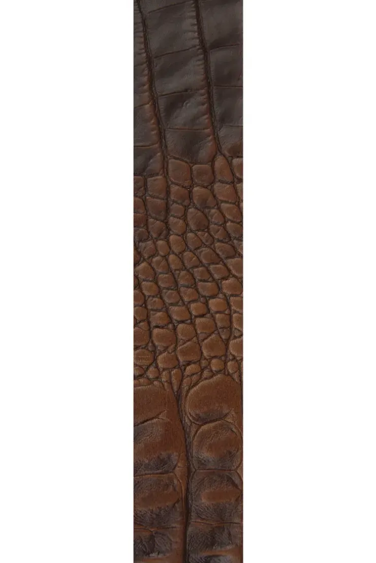 Ledergürtel im Used Look dark brown