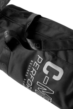 Leichte Sporttasche mit reflektierendem Print black