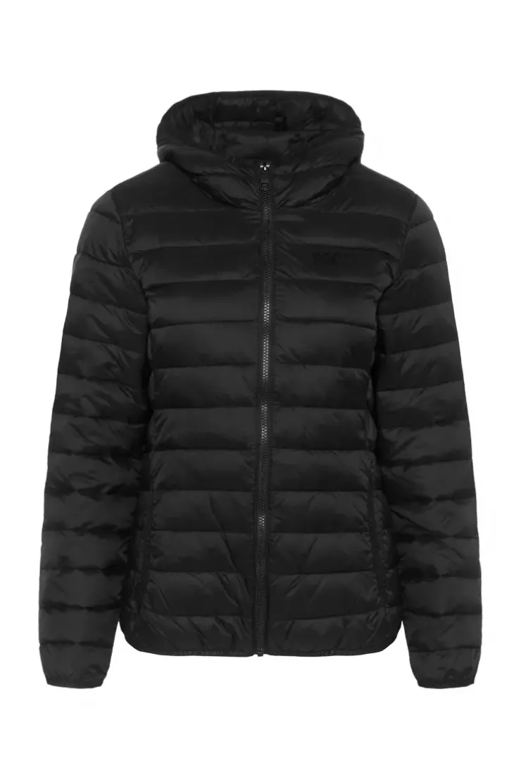 Leichte Steppjacke mit Kapuze black