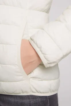 Leichte Steppjacke mit Kapuze kitt