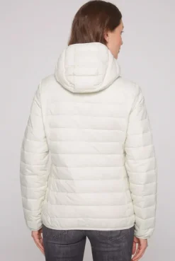 Leichte Steppjacke mit Kapuze kitt