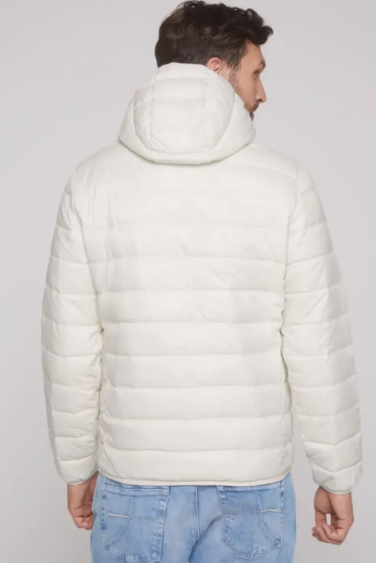 Leichte Steppjacke mit Kapuze kitt