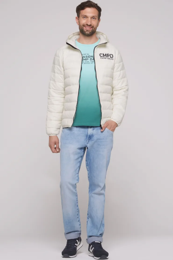Leichte Steppjacke mit Kapuze kitt