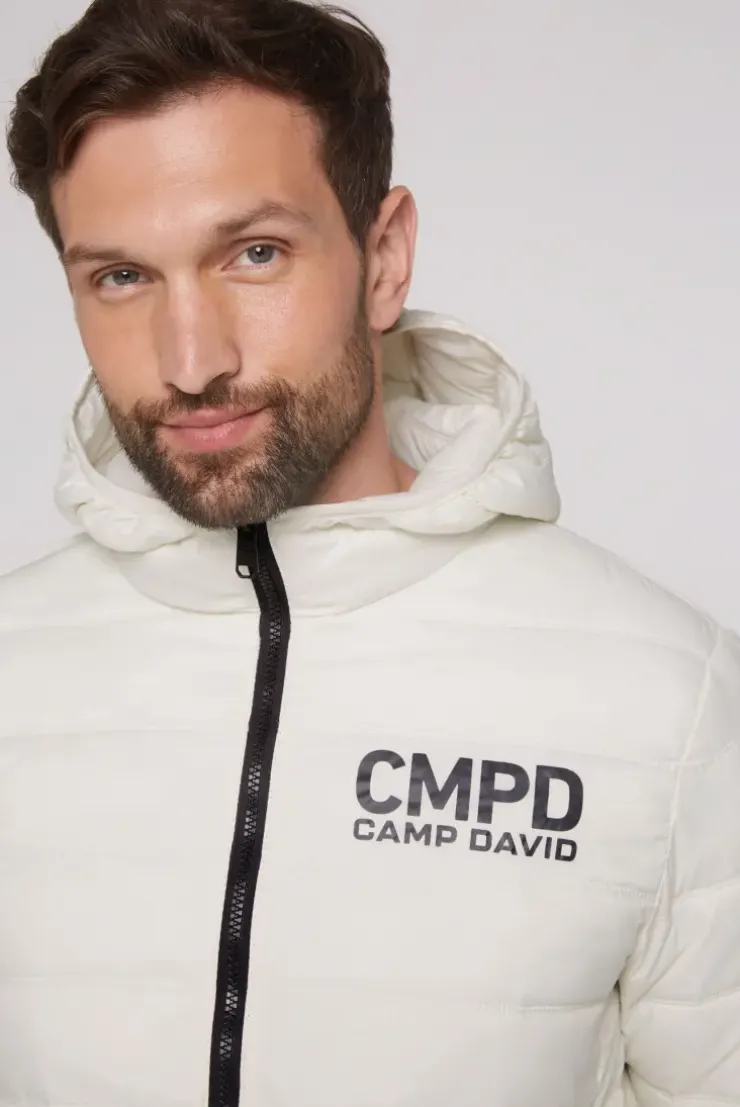 Leichte Steppjacke mit Kapuze kitt