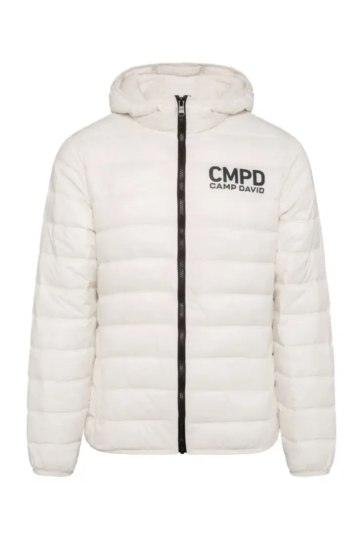 Leichte Steppjacke mit Kapuze kitt