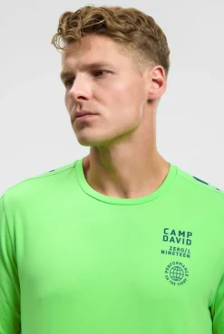 Longsleeve mit reflektierendem Schulter-Artwork tech green